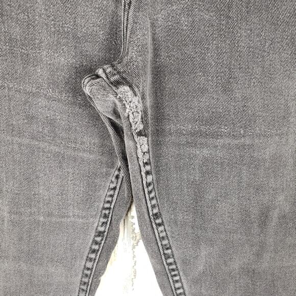 Riders by Lee Stone Washed Black Denim Relaxed Cropped Jeans Women's Size 18P - Picture 4 of 12